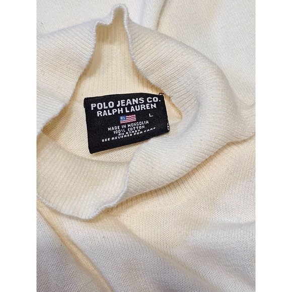 Polo Jean Co. Ralph Lauren Sweater Knit Top, Size Large - Picture 4 of 7